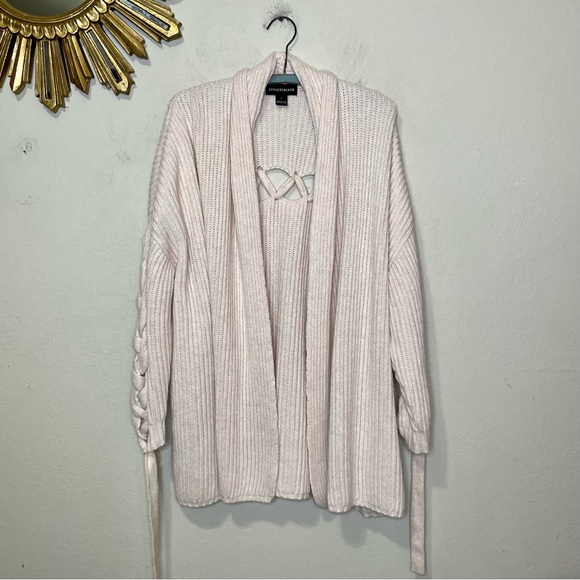 Stylestalker Lace Back Open Cardigan - Picture 3 of 16